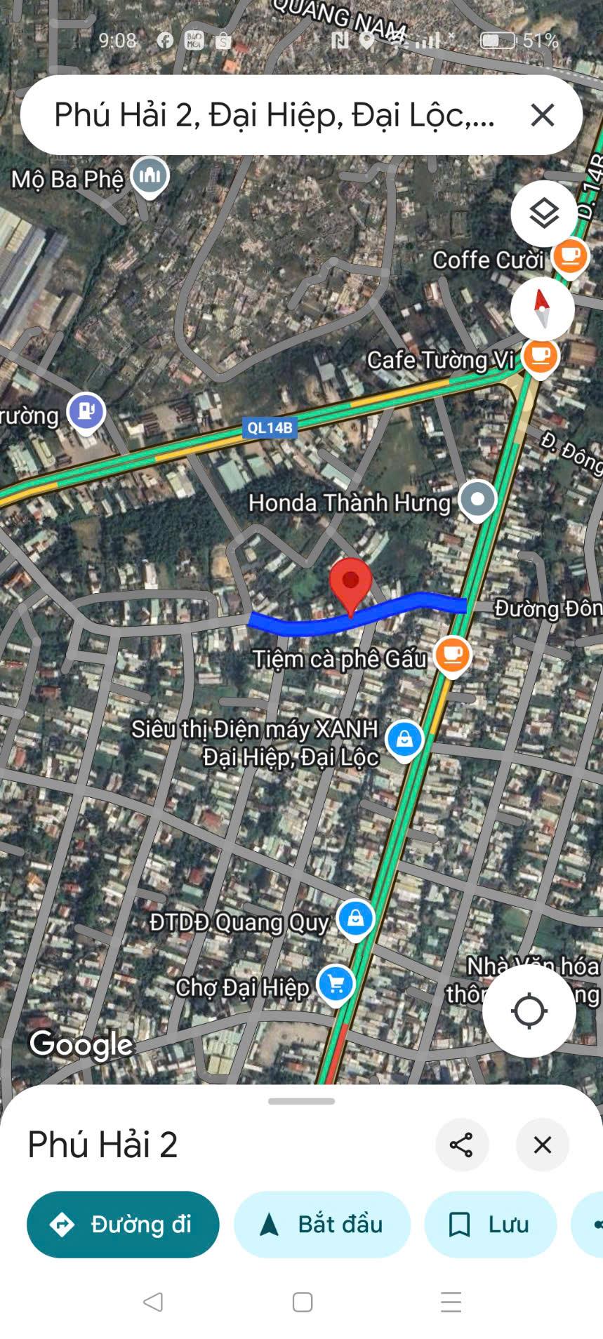 ĐẤT CHÍNH CHỦ - GIÁ TỐT -CHÍNH CHỦ CẦN BÁN Lô Đất tại Phú Hải 2, Đại Hiệp, Huyện Đại Lộc, Quảng Nam2505485