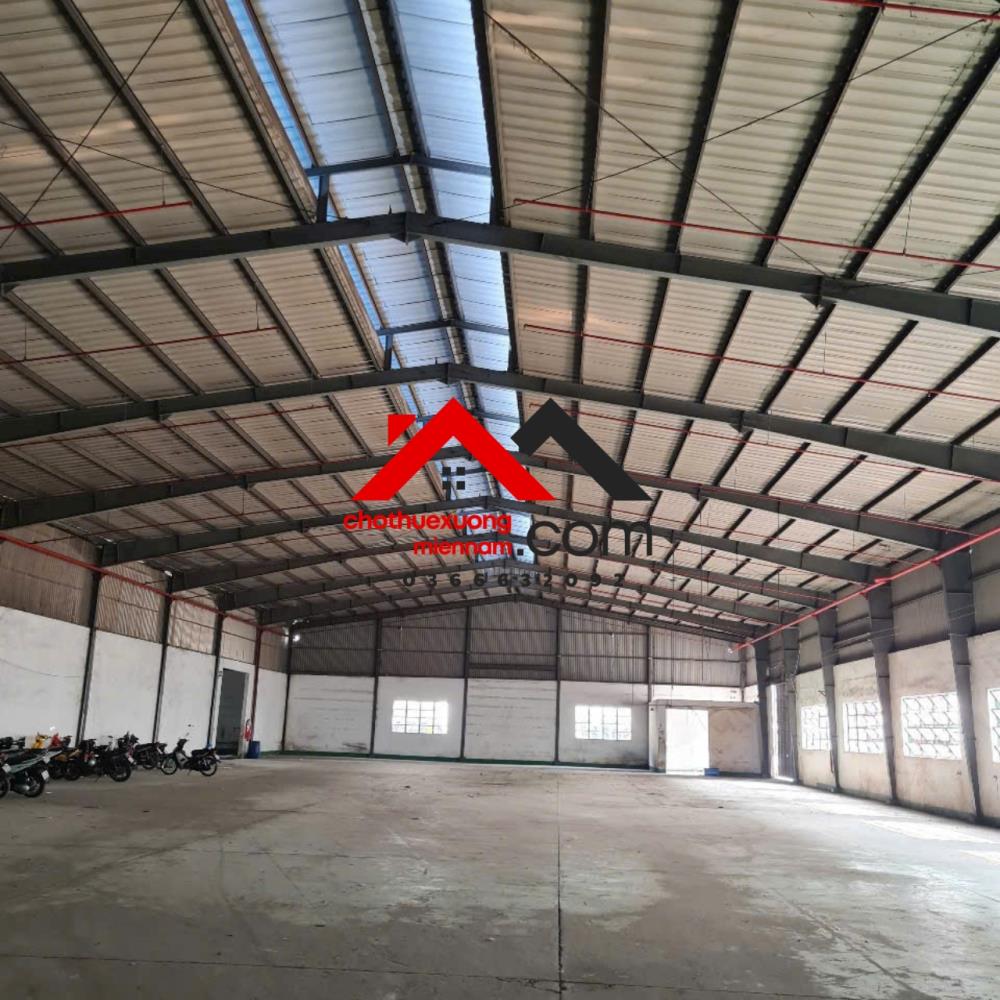 Cho thuê xưởng Thuận An Bình Dương.DT 3300m2. PCCC tự động – Trạm điện - Đường cont. Liên hệ: Chothuexuongmiennam.com - 03666320922675632