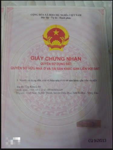 Bán đất tại Long Phước, Bà Rịa, Bà Rịa Vũng Tàu, giá ưu đãi 5.35 tỷ diện tích 916.8 m22443442