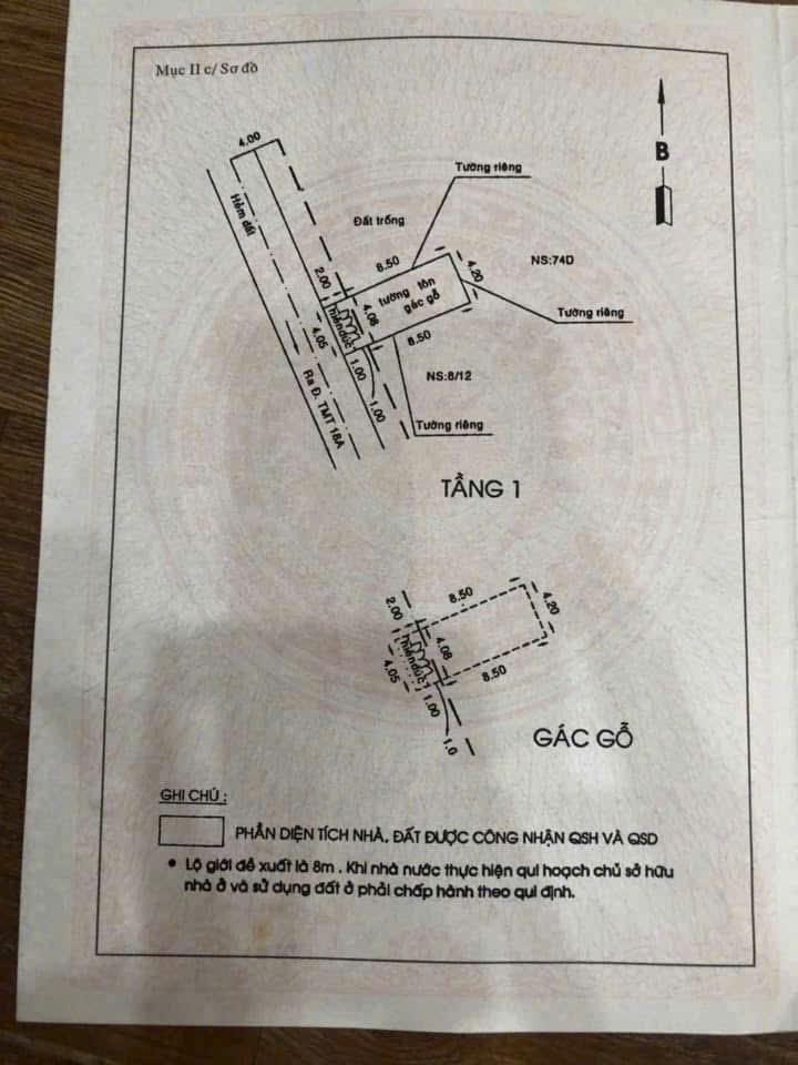 CCG Bán nhà 2 lầu (4.2x11) HXH 1/ Hà Thị Khiêm, Trung Mỹ Tây, Quận 122570971