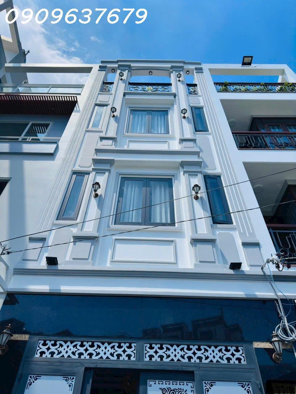GẤP GẤP NHÀ MỚI 100% NGUYỄN BỈNH KHIÊM, GV- 4 TẦNG BTCT-TM- SỔ VUÔNG - HẺM XE TẢI ĐỖ CỬA2626216