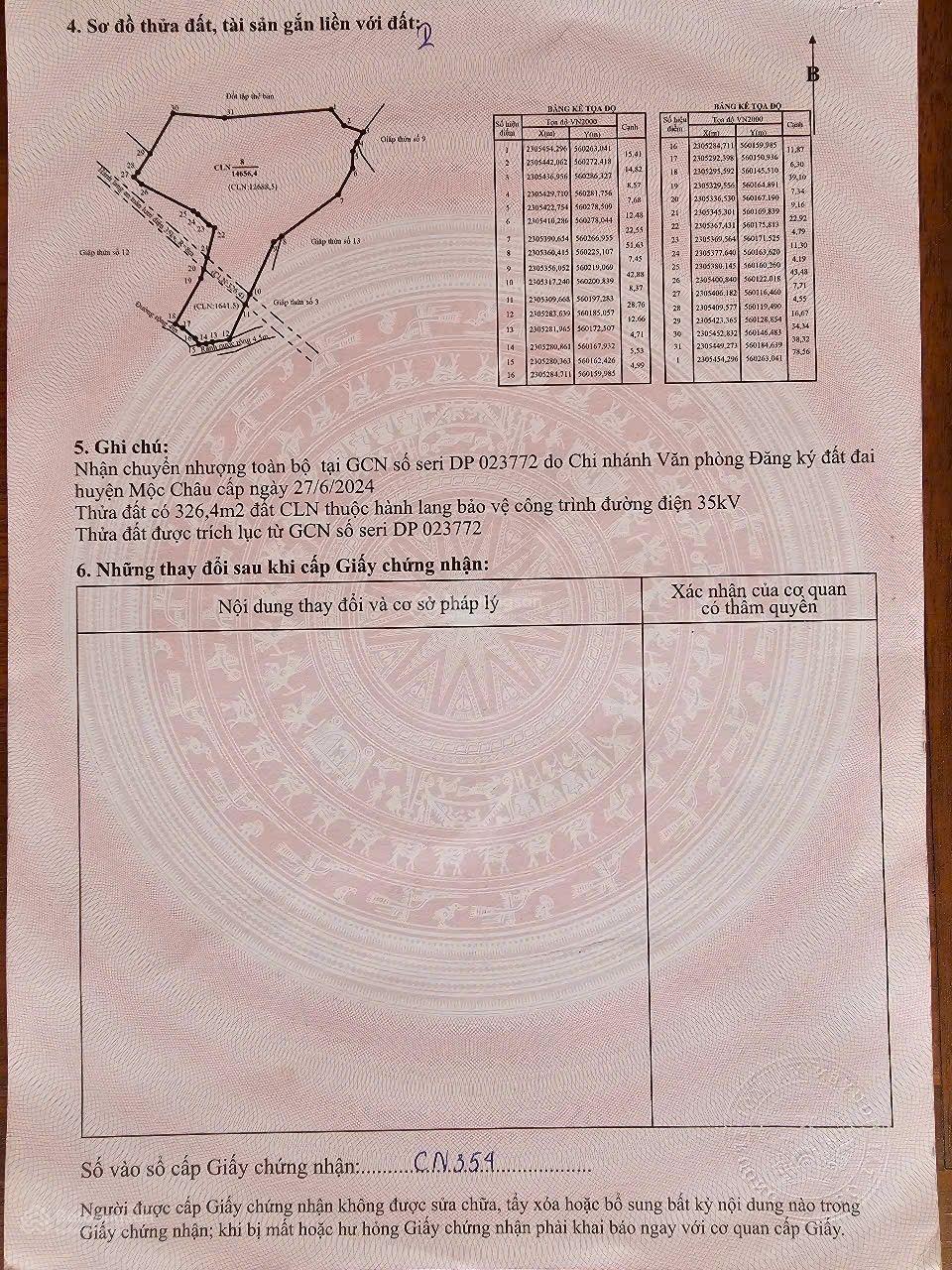 Bán mảnh đất khu du lịch đẹp nhất Mộc Châu gần cổng Cầu Kính Bạch Long2614454