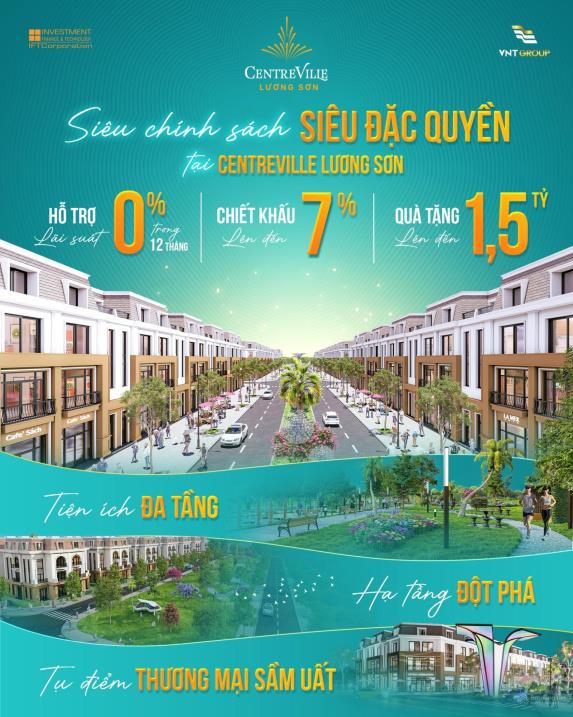 Nhận quà trị giá 100 triệu khi mua Shophouse CentreVille Lương Sơn. Nhận mặt bằng - kinh doanh sớm2336941