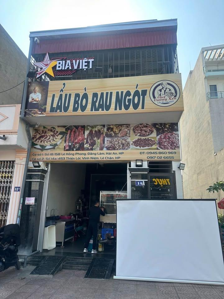 Do không có bếp và người quản lý nên cần sang nhượng quán “Lẩu bò rau ngót”  Tại Hải Phòng2539555