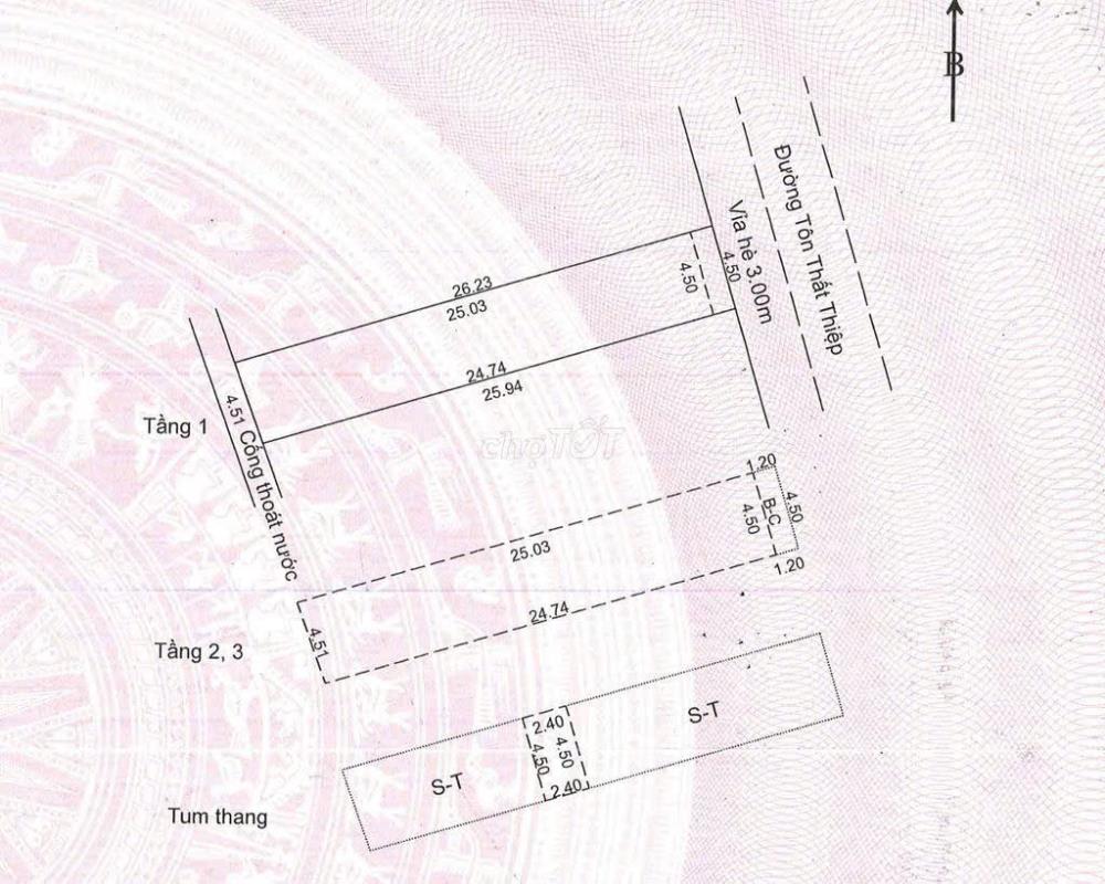 Bán nha Tôn Thất Thiệp nhiều hơn 10 PN Nhà mặt phố, mặt tiền Giá: 8,8 tỷ2391223