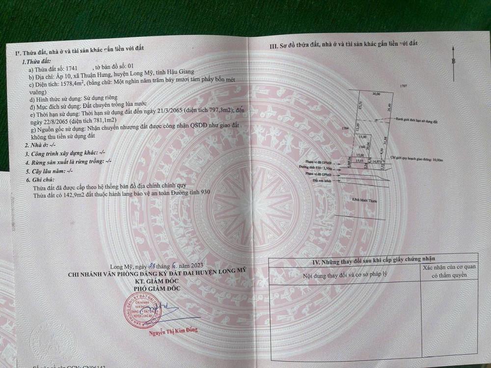 Cần bán đất nền tại ấp 10, xã Thuận Hưng, huyện Long Mỹ, tỉnh Hậu Giang (kế bên cầu Ba Phát). Giá: 3,9/nền.2428306