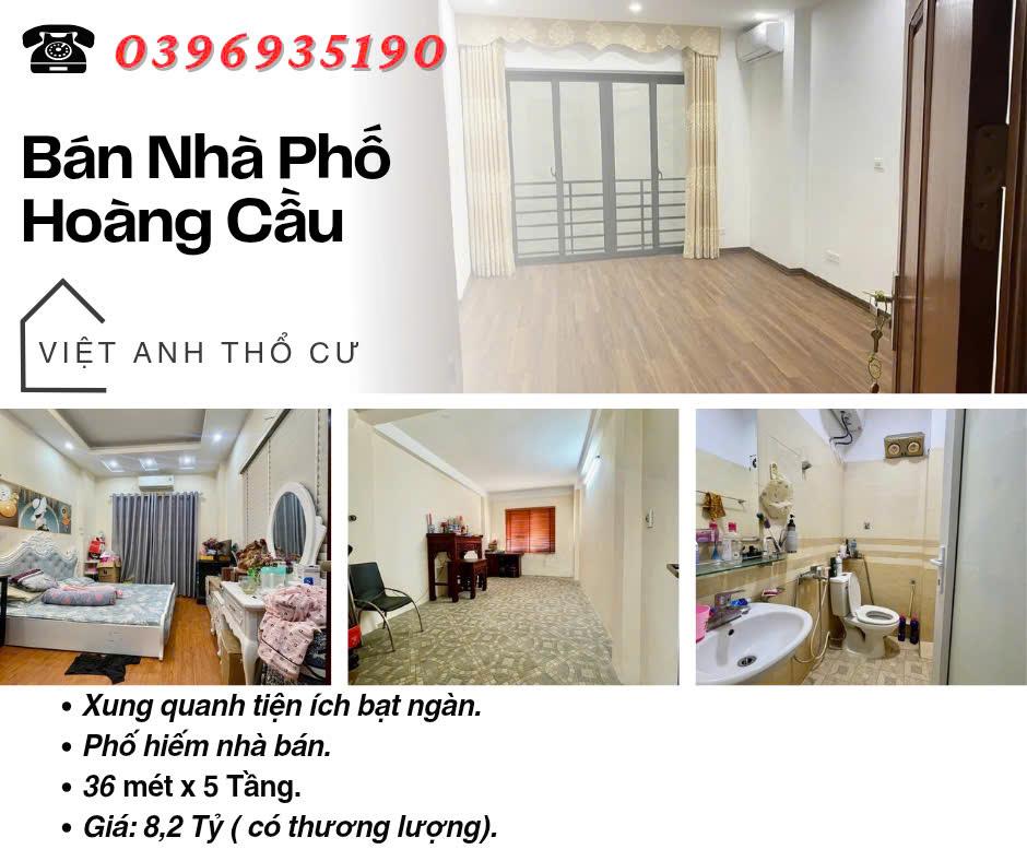 Bán nhà Phố Hoàng Cầu, Tự Xây Chắc Chắn, Gần Ô tô, 36mx5T, Giá: 8.2 Tỷ, Lh: 0396935190.2389636