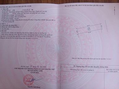 Chính chủ bán đất Thôn Đoài - Xã Nam Hồng - Huyện Đông Anh - Hà Nội.2575638
