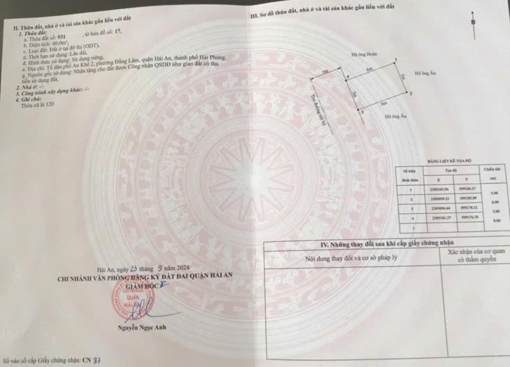 Nhà phân lô Tô Vũ - 193 Văn Cao, 40m 5 tầng độc lập, đường 10m, Giá 5.4 tỉ, đẹp như mới2334176