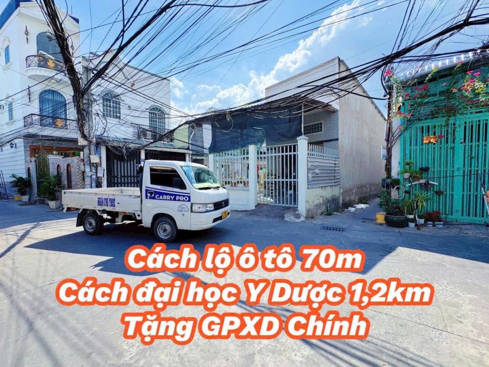 Nền 100m2 ODT xây trọ định cư hẻm nhánh Liên Tổ 3-4 NVC cách Đại Học Y Dược 1km2559946