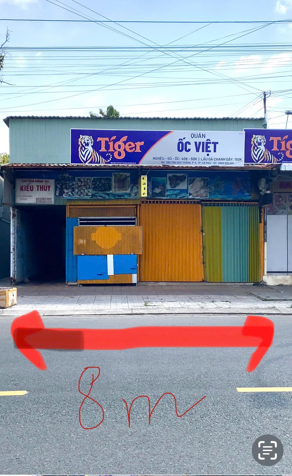 CHÍNH CHỦ Cần Bán Nhà Mặt Tiền Tôn Đức Thắng, P.5, TP Cà Mau2380722