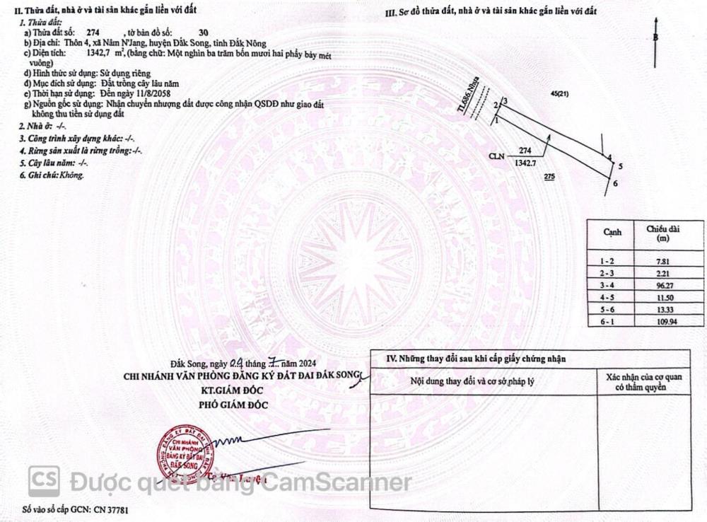 CHÍNH CHỦ BÁN 16.000M2 ĐẤT SHR MẶT TIỀN TỈNH LỘ 686-ĐẮK NÔNG2465539