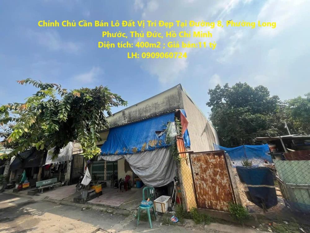 Chính Chủ Cần Bán Lô Đất Vị Trí Đẹp Tại Đường 8, Phường Long Phước, Thủ Đức, Hồ Chí Minh2451370