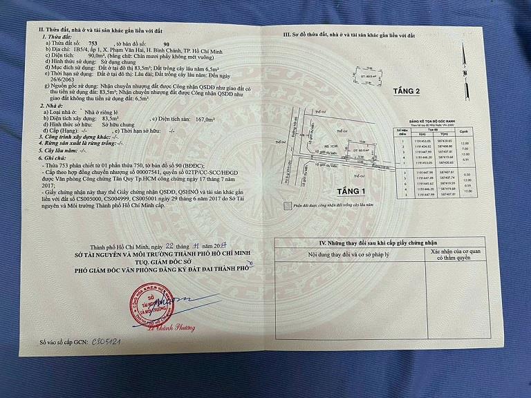Chính chủ cần bán nhà Bình Chánh giá chỉ 1 tỷ 2 - Vị trí : 1B5/4 Ấp 1, Phường Phạm Văn Hai, Quận Bình Chánh, Hồ Chí Minh.2603595