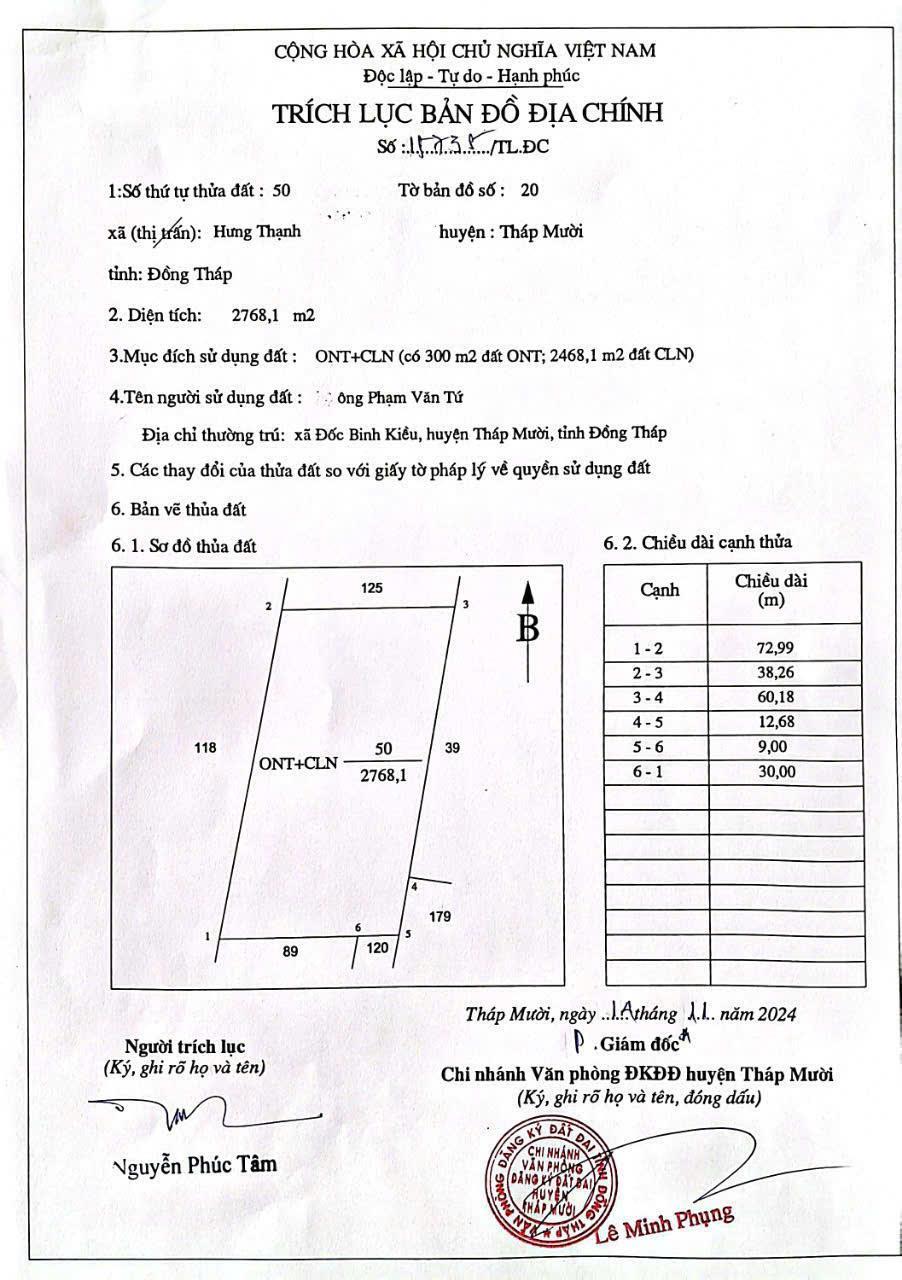 Cơ Hội Dành Cho Nhà Đầu Tư Đất Chính Chủ Đường DT 844, Hưng Thạnh, Tháp Mười, Đồng Tháp2588264