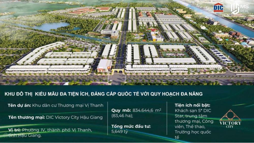 25 căn mở bán sớm DIC VICTORY CITY chỉ 10tr5/m2. Chiết khấu 10% + Booking sớm giảm 3%. LH ngay Bích Thuỷ PTDA2462666