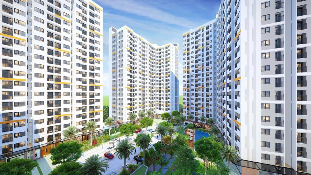 Căn hộ 1,5 tỷ 2PN Liền kề khu đô thị Eco Retreat Long An,mặt tiền QL1A2481682