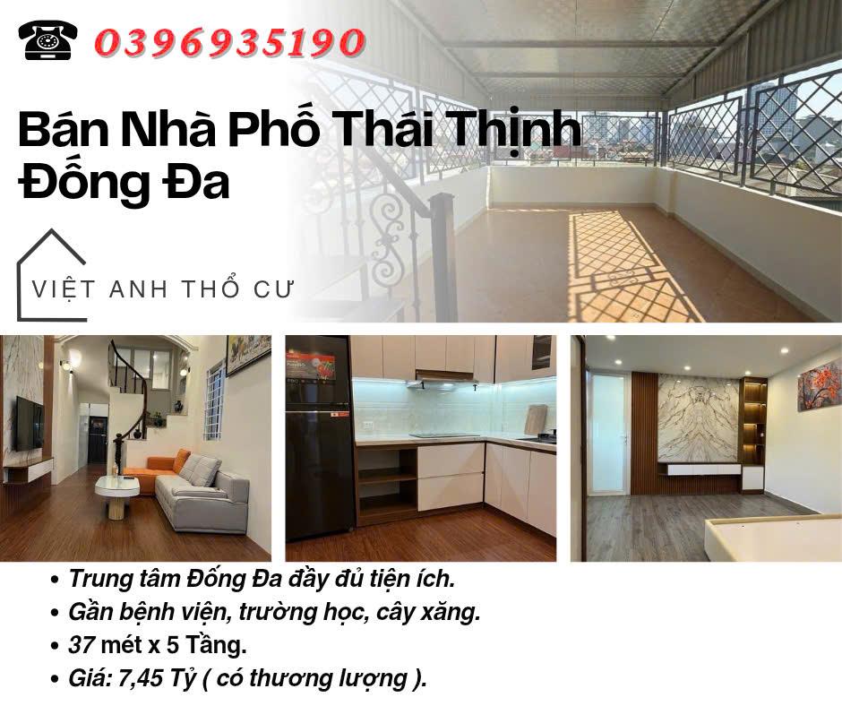 Bán nhà phố Thái Thịnh_Nội Thất Hiện Đại_Trước Nhà Thoáng Sáng_37mx5T_Giá: 7.45 Tỷ_Lh: 0396935190.2526696