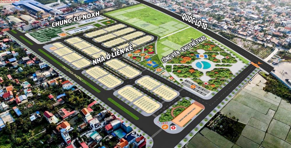 Nhà phố 4 tầng Cạnh Quốc lộ 10 - Kế cận 2 Khu Công Nghiệp. Pháp lý sổng hồng lâu dài2609814