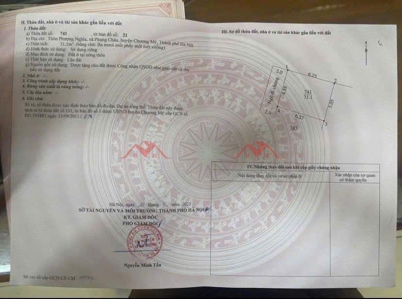 CHÍNH CHỦ BÁN LÔ ĐẤT 31,1M TẠI PHỤNG CHÂU-CHƯƠNG MỸ-HÀ NỘI2639134