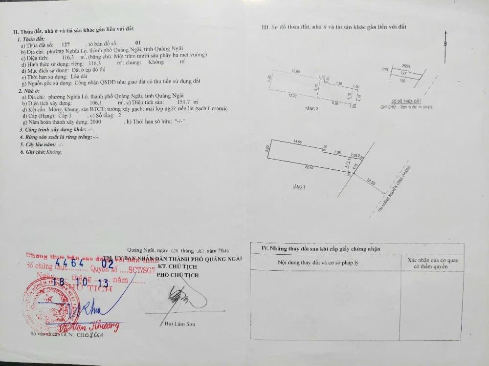 Bán nhà mt Nguyễn Công Phương cách Bùng binh Ngã 5 cũ 100m. Khu vực buôn bán kinh doanh tốt.2585376