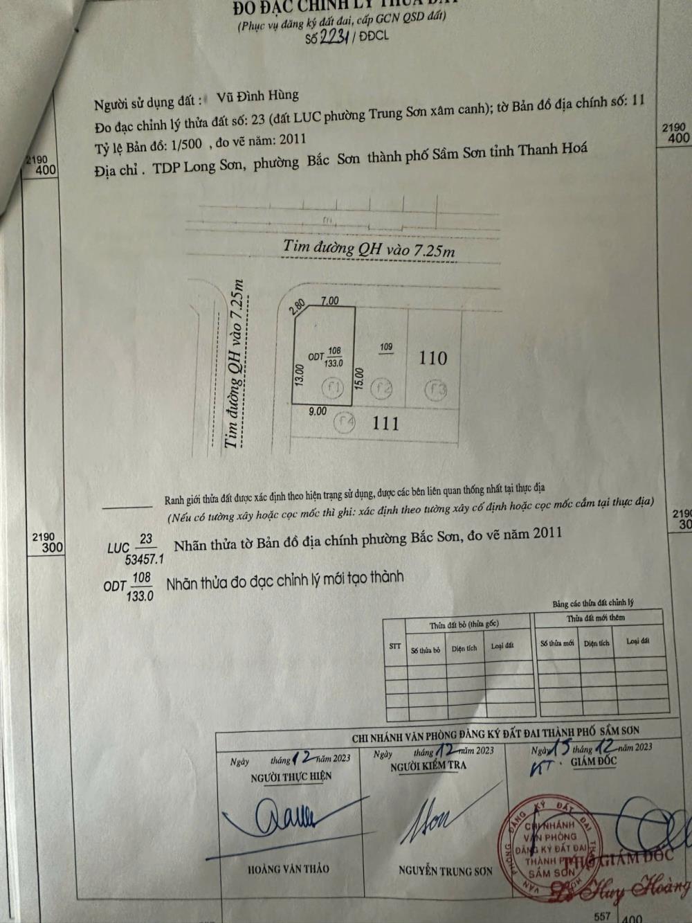 Chủ Cần Nhượng Lại 2 Lô Đất Tại Mặt Bằng Công Cộng Bắc Sơn - Vị Trí Vàng TP Sầm Sơn2414294
