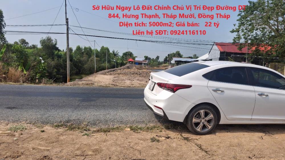 Sở Hữu Ngay Lô Đất Chính Chủ Vị Trí Đẹp Đường DT 844, Hưng Thạnh, Tháp Mười, Đồng Tháp2588236