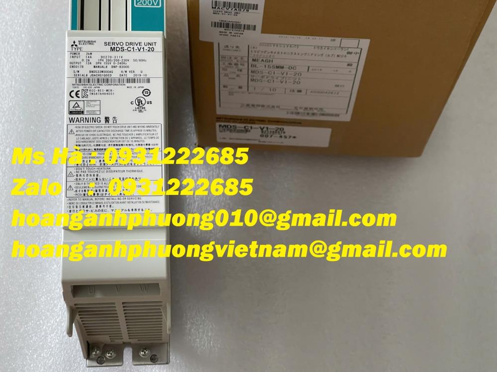 Driver servo MDS-C1 series MDS-C1-V1-20 mitsubishi 2kw2428659