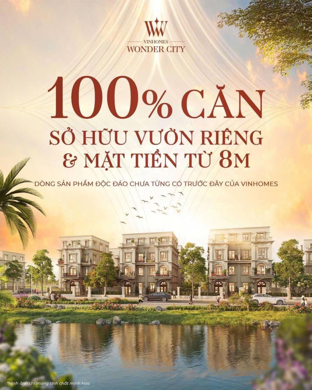 Bán căn độc quyền Vinhomes Wonder City Đan Phượng Hà Nội 88m2, 96m2, 120m2, 136m2,... biệt thự song lập 228m2.2566175