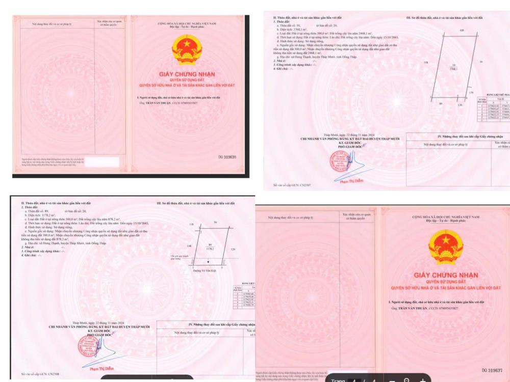 Cơ Hội Dành Cho Nhà Đầu Tư Đất Chính Chủ Đường DT 844, Hưng Thạnh, Tháp Mười, Đồng Tháp2588263