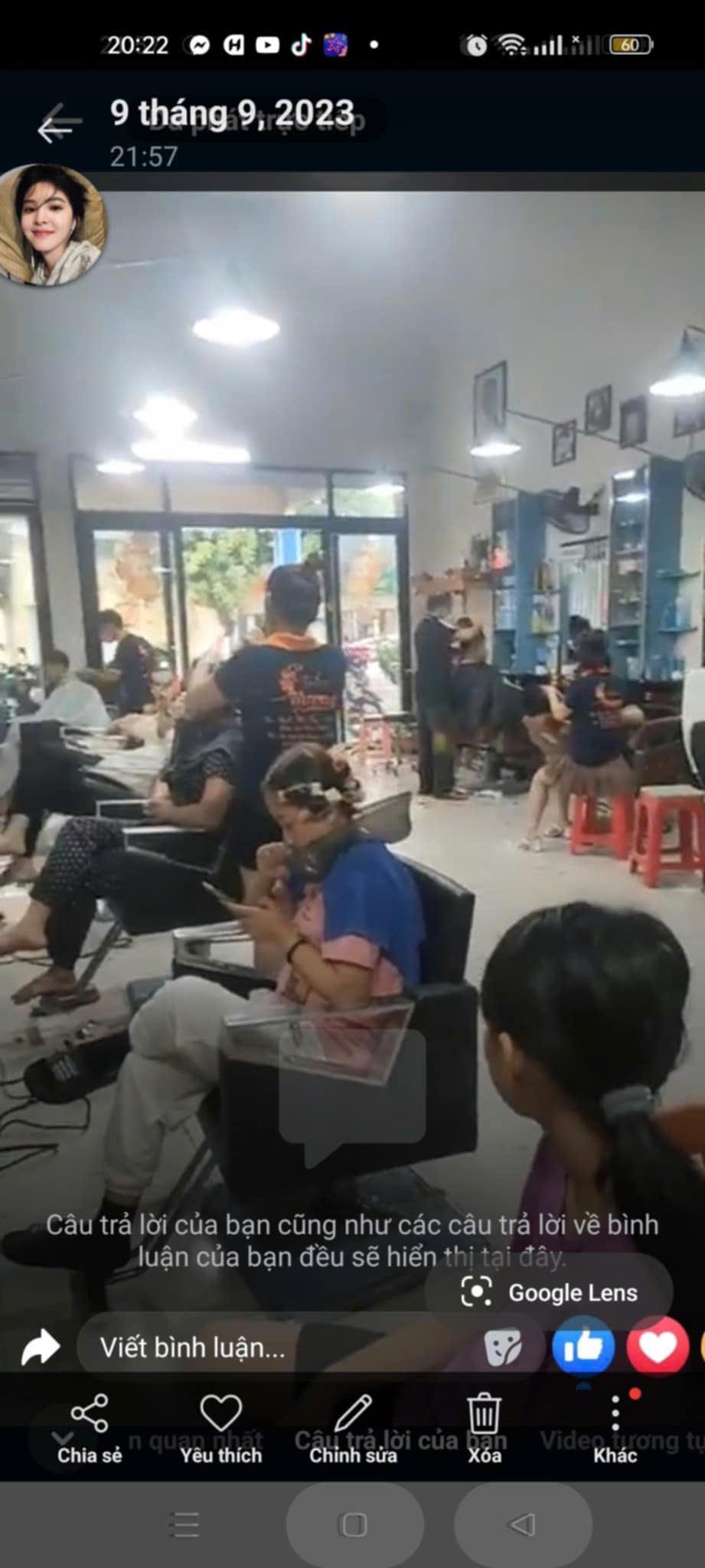 Salon tóc HƯƠNG số 48 đường Mai Lão Bạng Xóm 9 Nghi Phú Vinh Nghệ An CẦN TUYỂN:2473992
