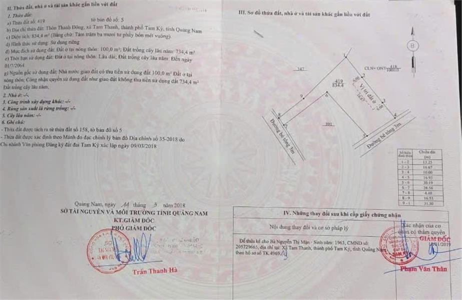 ĐẤT ĐẸP – GIÁ TỐT - BÁN Đất Biển Tỉnh Thuỷ - TAM THANH. Tam Kỳ - Quảng Nam2465476
