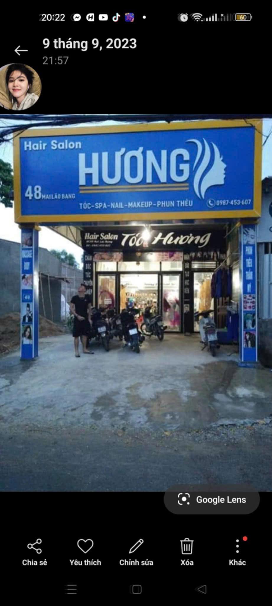 Salon tóc HƯƠNG số 48 đường Mai Lão Bạng Xóm 9 Nghi Phú Vinh Nghệ An CẦN TUYỂN:2473991