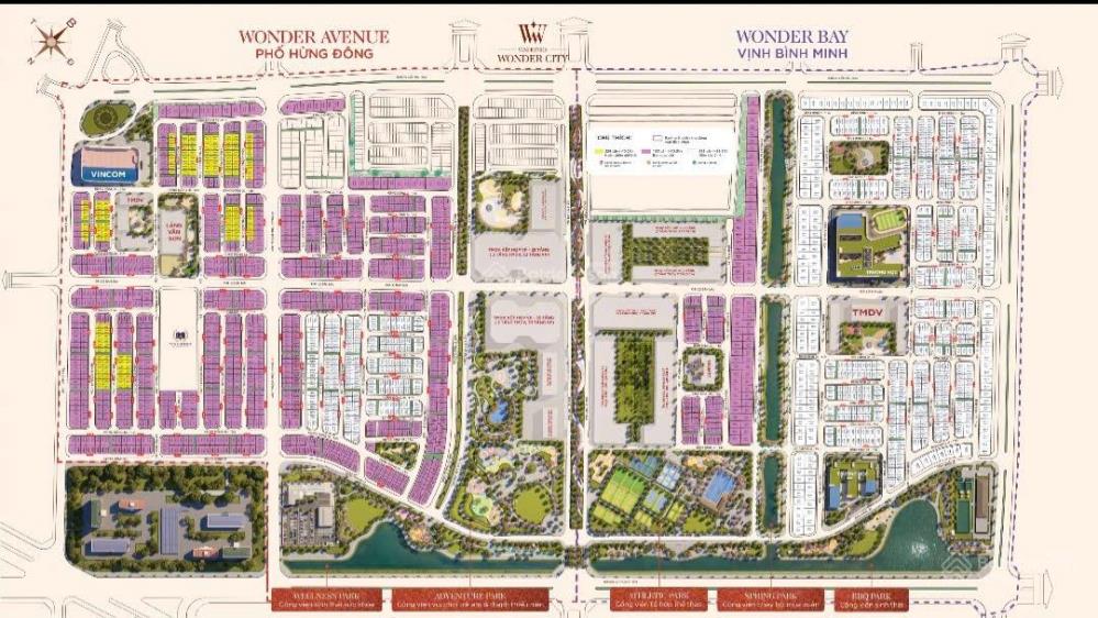 Bảng hàng 20 căn Liền kề, Biệt thự song lập giá độc quyền dự án Vinhomes Wonder City- Đan Phượng-HN2603500