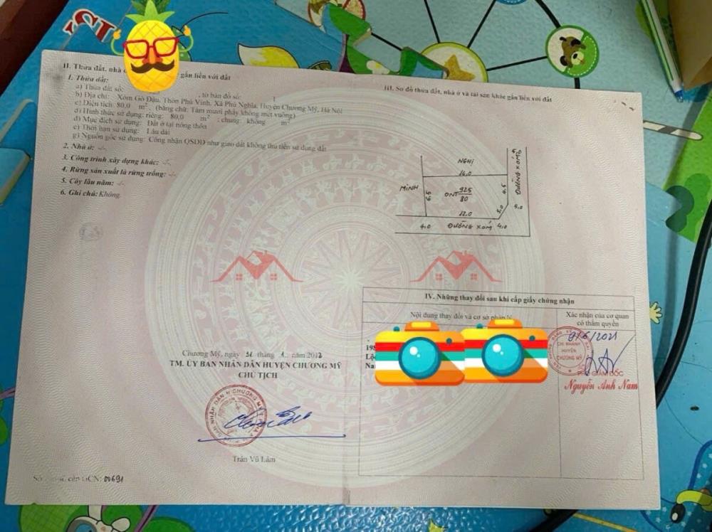 CHÍNH CHỦ BÁN LÔ ĐẤT 80M TẠI PHÚ NGHĨA-CHƯƠNG MỸ-HÀ NỘI2613126