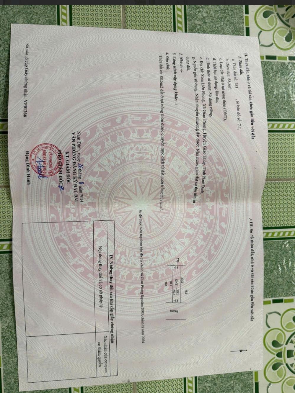 HOT !!! SỞ HỮU NGAY LÔ ĐẤT ĐẸP - GIÁ TỐT - Vị Trí Đắc Địa Tại Xóm Liên Phong, Xã Giao Phong, Huyện Giao Thuỷ, Nam Định2584511