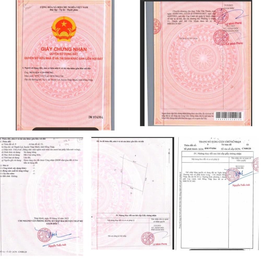 ĐẤT ĐẸP - GIÁ TỐT - Vị Trí Đường DT 845, Thạnh Lợi, Tháp Mười, Đồng Tháp2588216