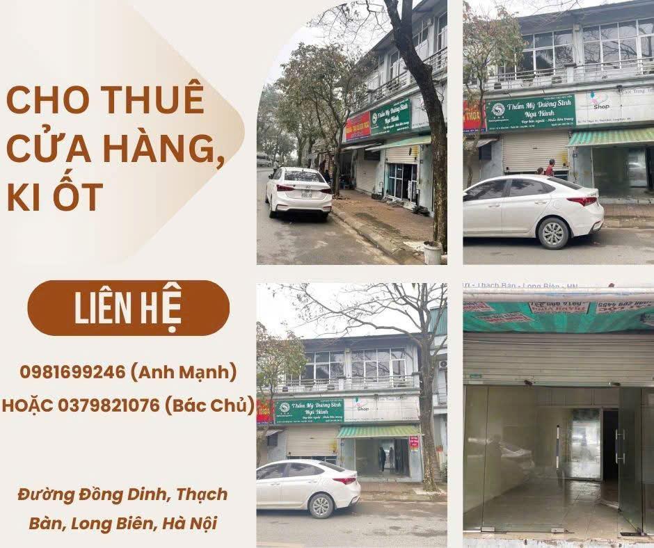 Cho thuê cửa hàng kiot tại Đường Đồng Dinh - Phường Thạch Bàn - Quận Long Biên - Hà Nội2502891