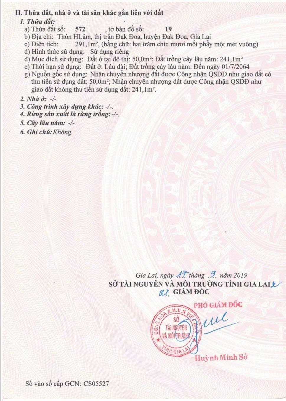 Đất Đẹp - Giá Tốt bán lô đất tại thôn HLâm, thị trấn Đăk Đoa, Huyện Đăk Đoa, Gia Lai.2440745