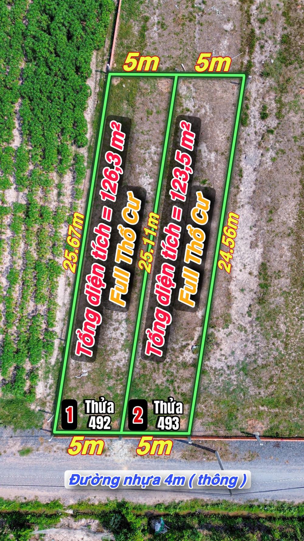 Thạnh Đức-Gò Dầu 125m2 full thổ mặt tiền nhựa đường thông kdc2477117