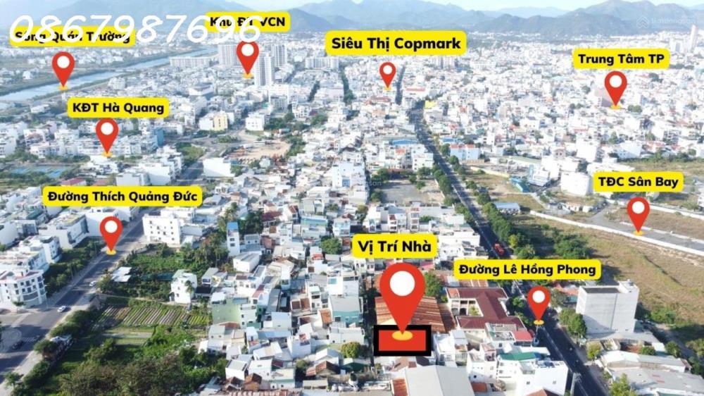Bán hoặc Cho Thuê Nhà 3 Tầng Hẻm Lê Hồng Phong, Nha Trang - 6 Phòng Ngủ, Giá 28 Triệu/m²2333193