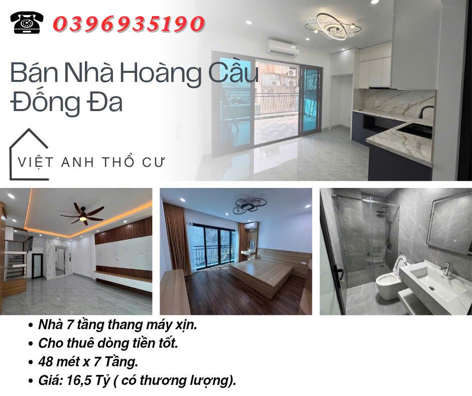 Bán nhà phố Hoàng Cầu, Nhà Mới 7 Tầng,Thang Máy Xịn, 48mx7T, Giá: 16,5 Tỷ, Lh: 0396935190.2375521