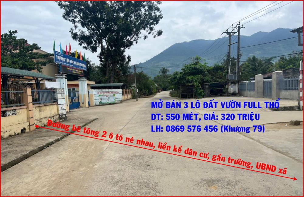 MUA BÁN ĐẤT VƯỜN GIÁP SUỐI TẠI KHÁNH VĨNH, KHÁNH HOÀ2340078
