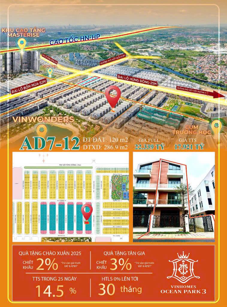 BIỆT THỰ ÁNH DƯƠNG AD7-12 – TÂM ĐIỂM ĐẦU TƯ & AN CƯ TẠI VINHOMES OCEAN PARK 32575348