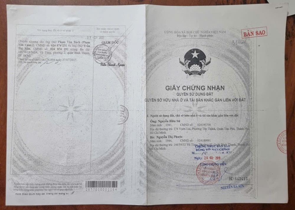 CHÍNH CHỦ BÁN HOẶC CHO THUÊ NHÀ MẶT TIỀN PHƯỜNG HIỆP THÀNH - QUẬN 12 - TP HỒ CHÍ MINH2581110