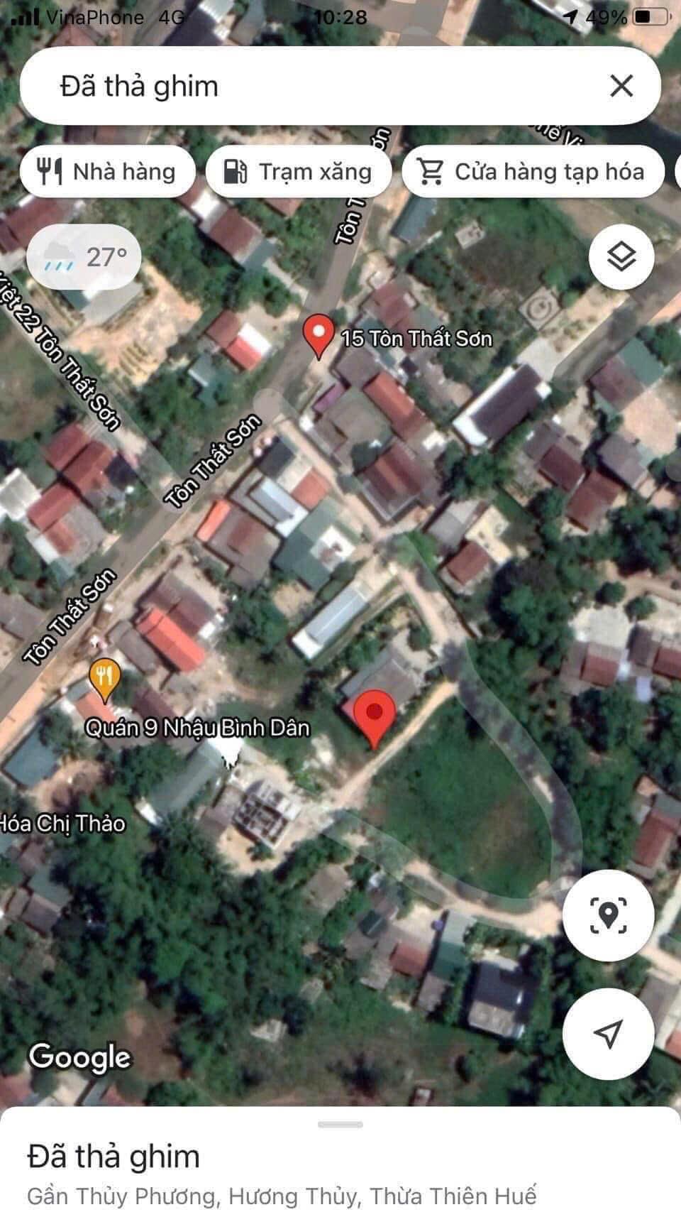 📌 📍 BÁN ĐẤT ĐẸP KIỆT 15 TÔN THẤT SƠN, THỦY PHƯƠNG – GIÁ CHỈ 1,1X TỶ 💰2497766