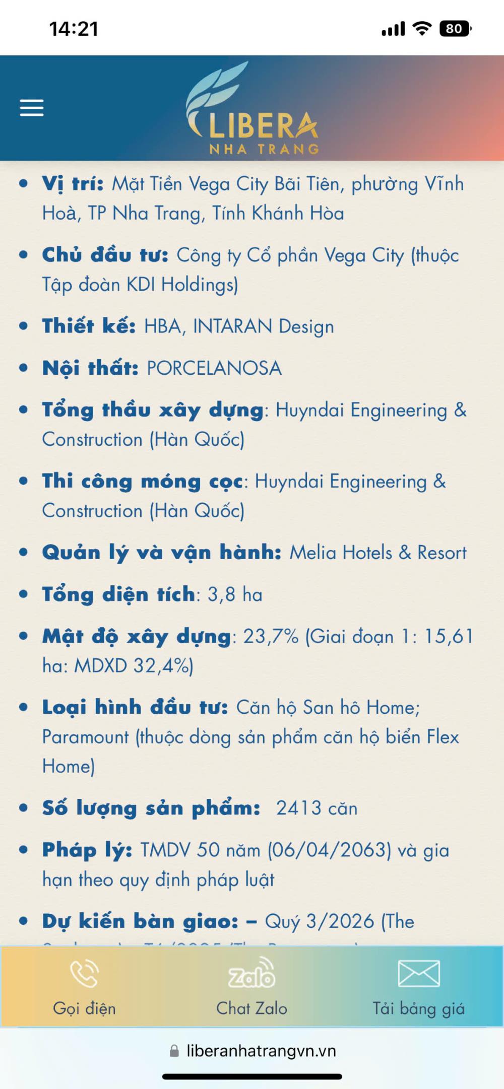 Tỉnh Khánh Hoà Kẹt tiền nên mình cần pass lỗ căn hộ biển tầng 30 Libera Nha Trang Tel : 0901338292 ( chính chủ )2379474