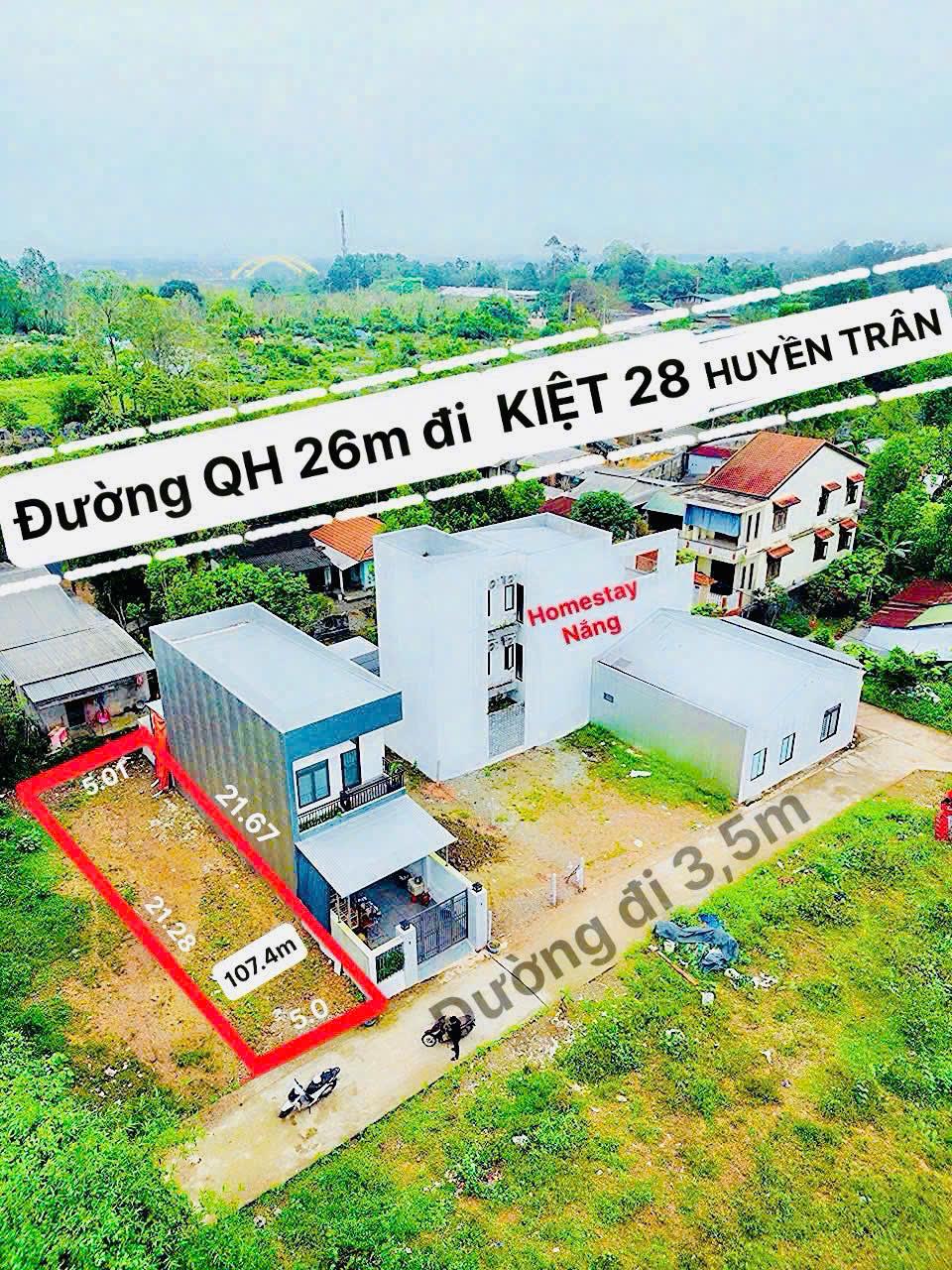 💥 Cần bán lô đất đẹp kiệt xe hơi Huyền Trân Công Chúa - TP Huế2620373