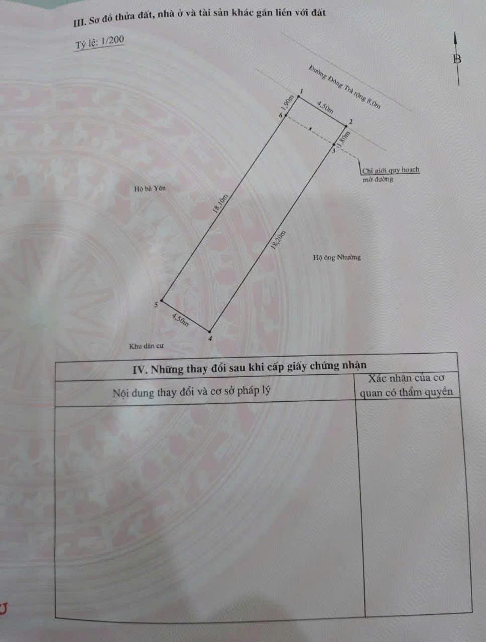 Đất mặt đường Đông Trà - Chợ Hàng, 90m, Ngang 4.5m, Giá 6.75 tỉ, cực kỳ hiếm2504288