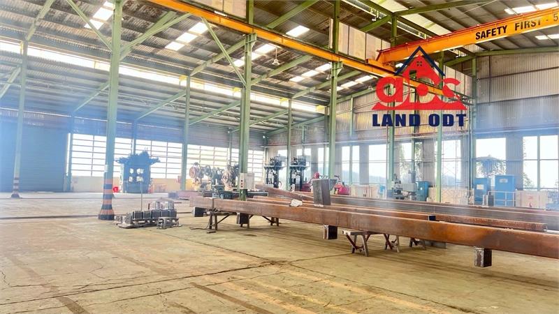 XT035 Sẵn xưởng trống kết cấu khung thép, có sẵn cầu trục hoạt động nhiều ngành nghề2602092